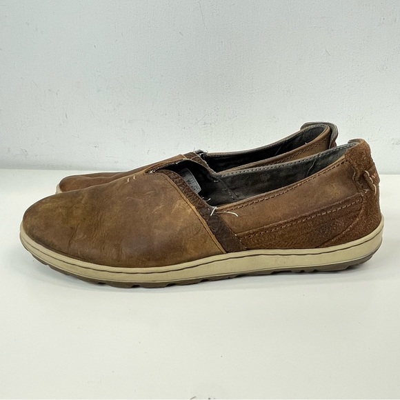 Merrell Ashland Slip on Shoes Women’s Brown Sugar Leather Loafers Size 10 - Picture 2 of 8